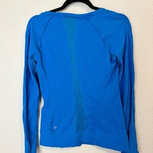 Lululemon Long Sleeve Active Top Lace Ruffle Detail w/ Pocket